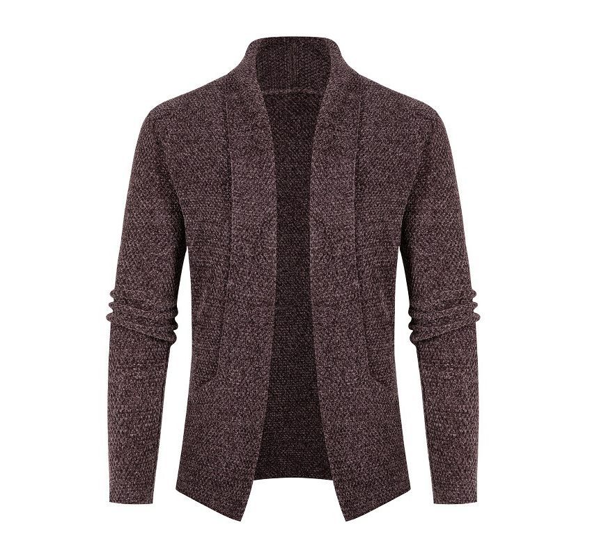 Lefitt - Melange open voorkant vest