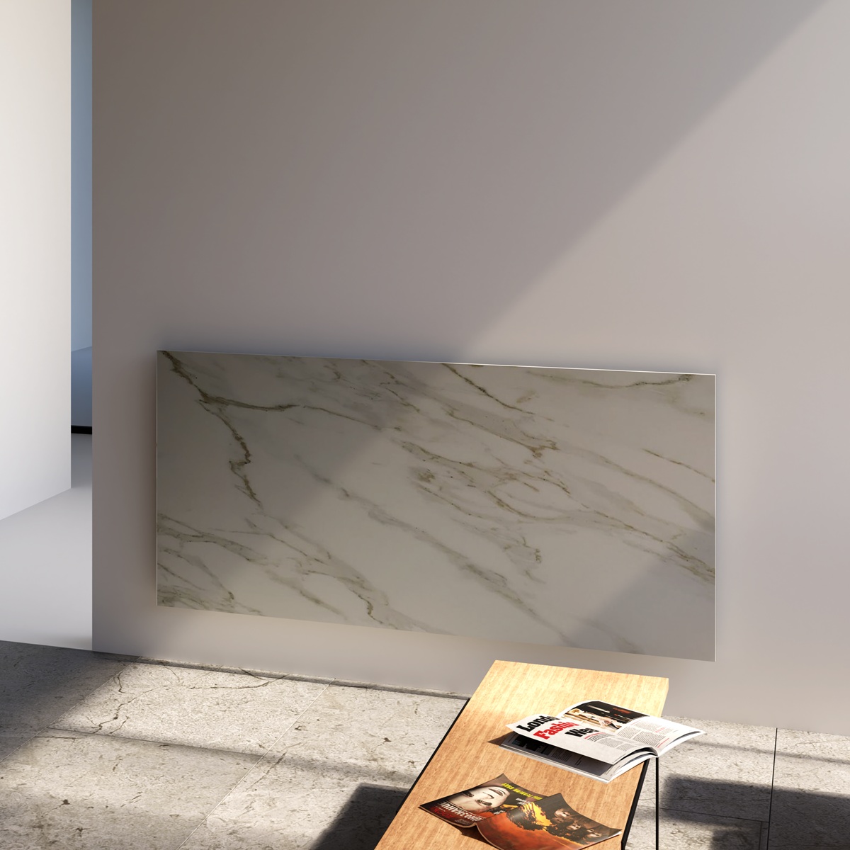 Ecosun CR700 keramisch infraroodpaneel met WiFi 60x120cm marmer 700W