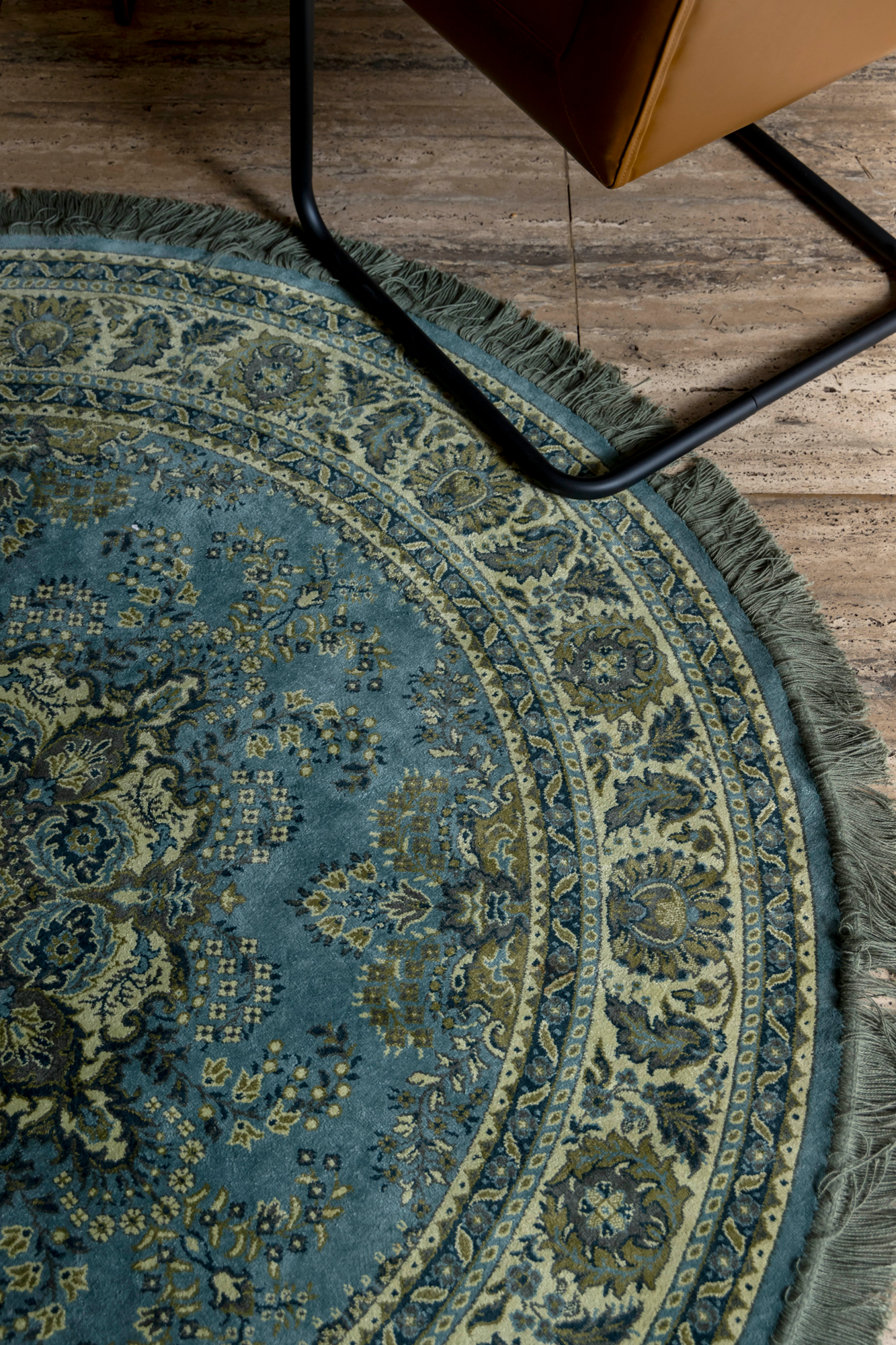 Dutchbone Vloerkleed Bodega Groen