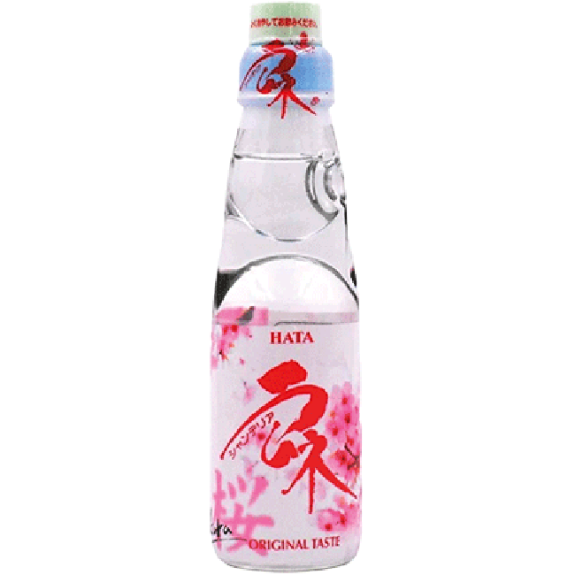 Hata Kousen Ramune Original Sakura Design Frisdrank met Koolzuur 200ml