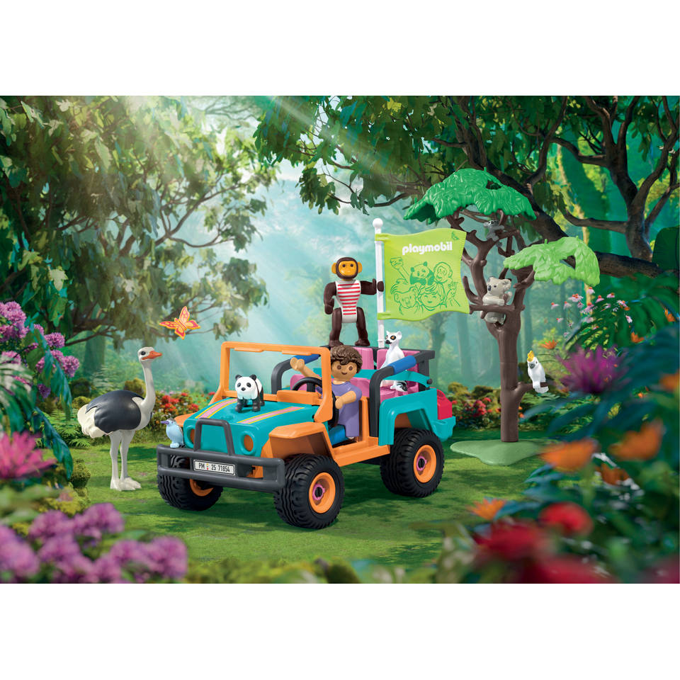 PLAYMOBIL Animals & Friends terreinwagen 71854