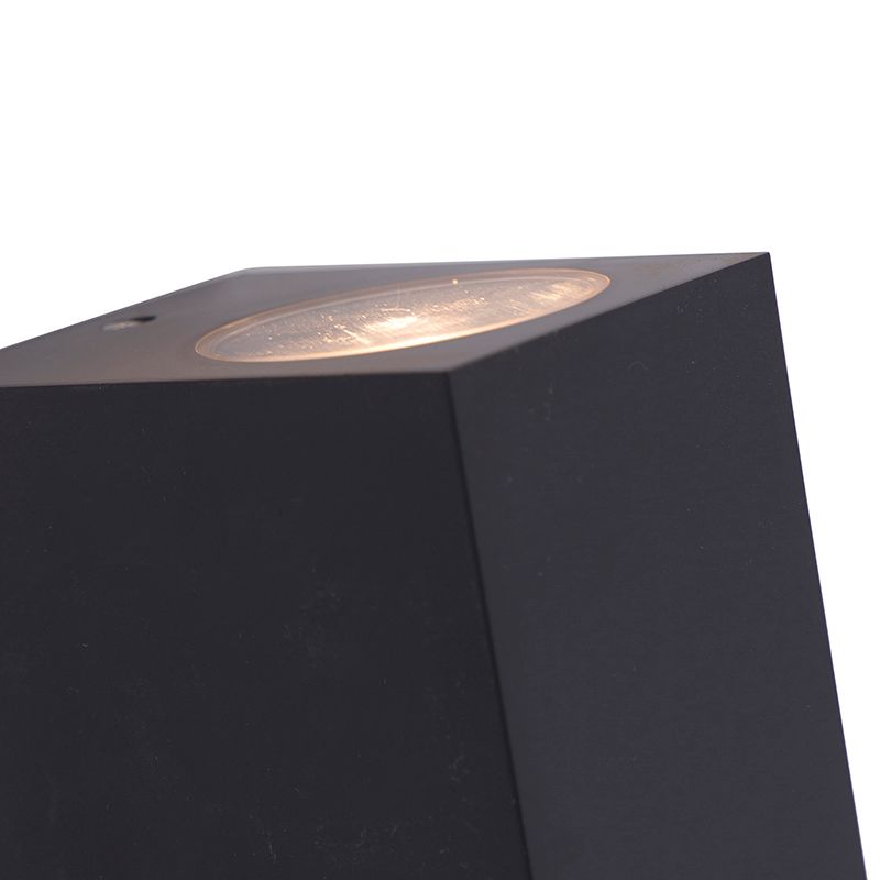 Moderne wandlamp grijs van kunststof 2-lichts - Baleno