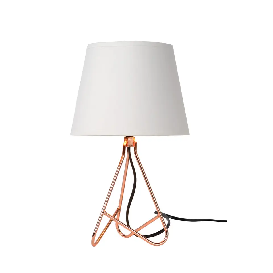 Lucide tafellamp Gitta - koper - Ø17 cm