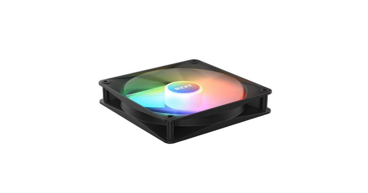 NZXTF140 RGB Core case fan  (Zwart, 140 x 140 x 26 mm, PWM, zonder controller)