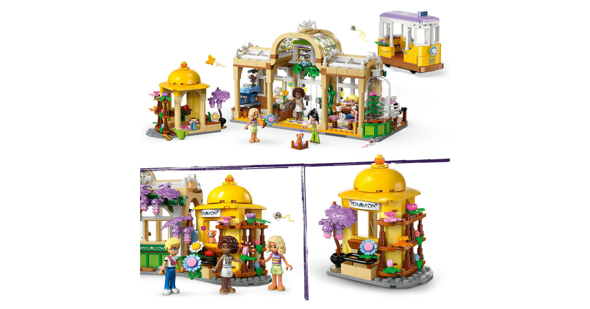 LEGOFriends - Plantencafé en bloemenwinkel Constructiespeelgoed  (42671)
