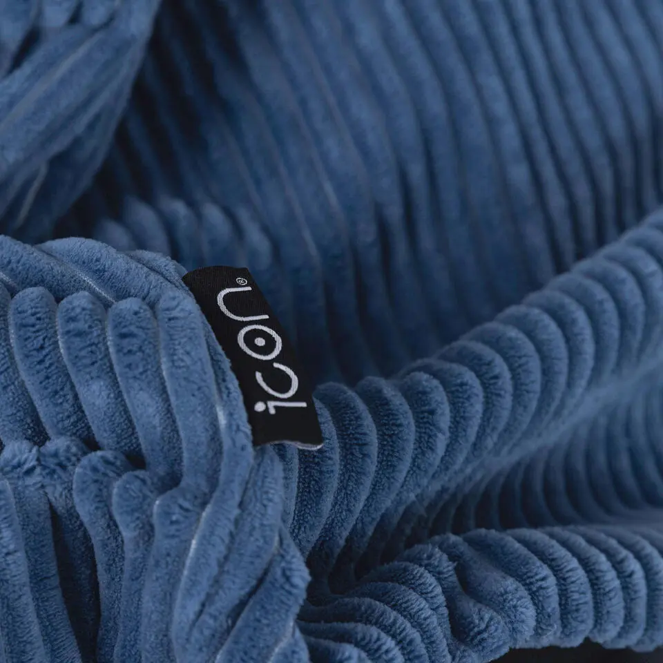 icon Zitzak Kingston - Corduroy Zitzak Volwassenen - Denimblauw
