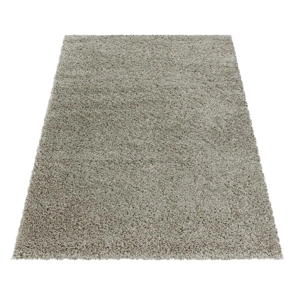 Monaco Soft Shaggy Hoogpolig Vloerkleed Beige - 140x200 CM