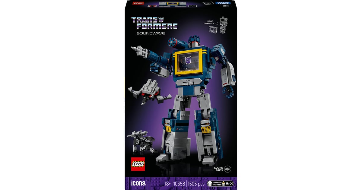LEGOIcons - Transformers: Soundwave Constructiespeelgoed  (10358)