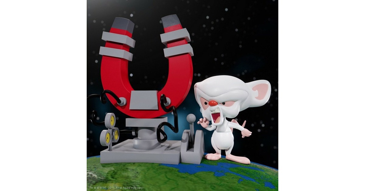 Animaniacs: Ultimates Wave 1 - The Brain 5 inch Action Figure Speelfiguur
