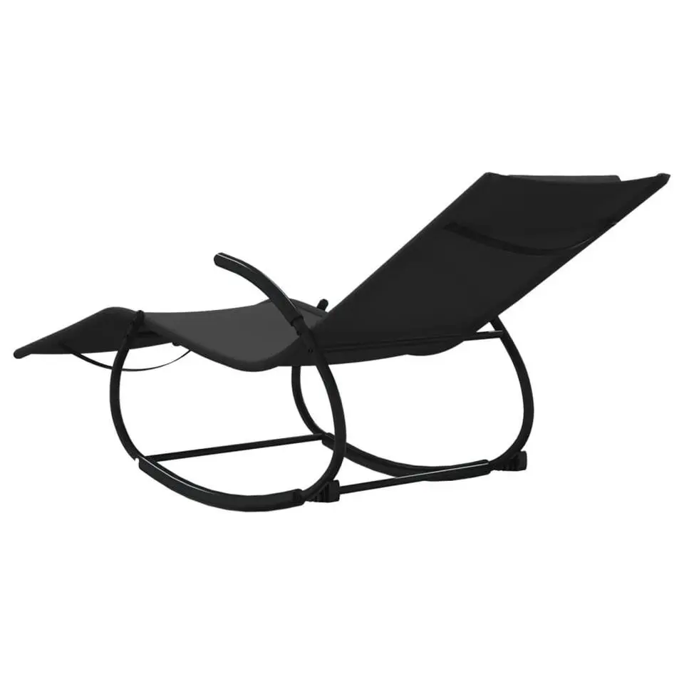 vidaXL - Ligbed - Black