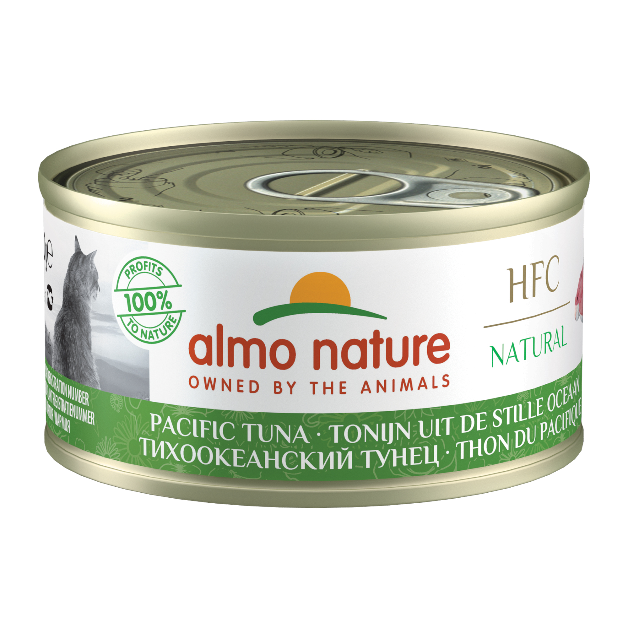 Almo Nature HFC 70 Natural Kattenvoer - Blik - Tonijn uit Stille Oceaan
