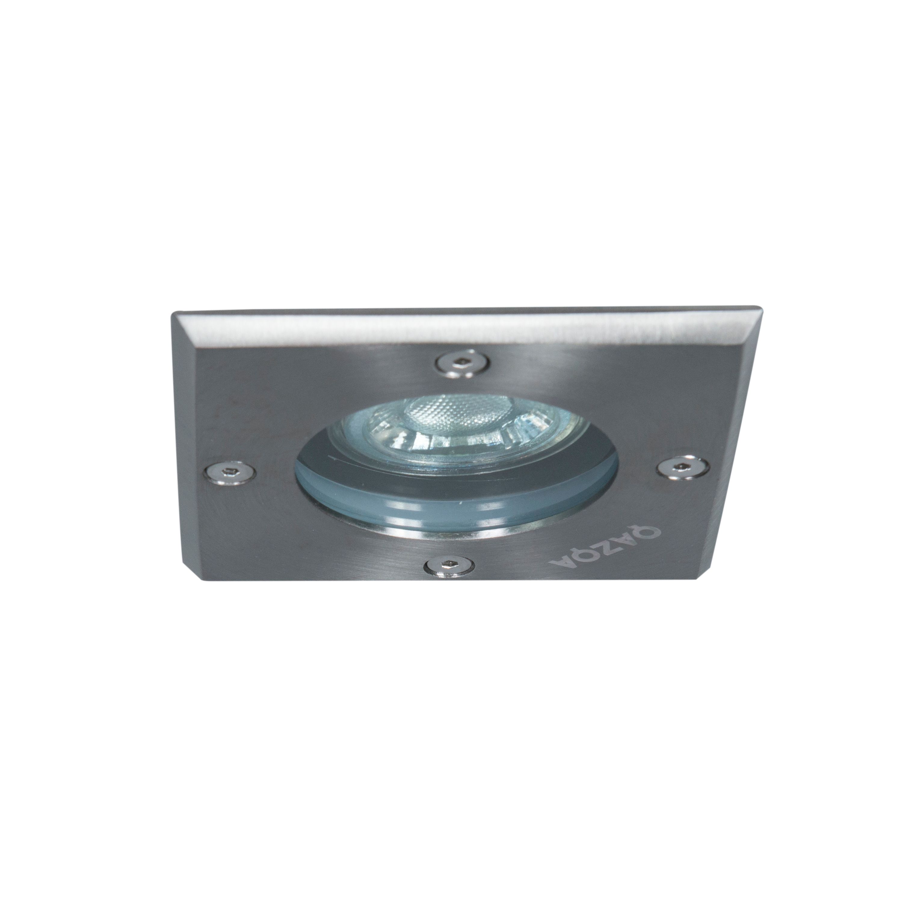 Grondspot staal 10,5 cm IP65 - Basic Square