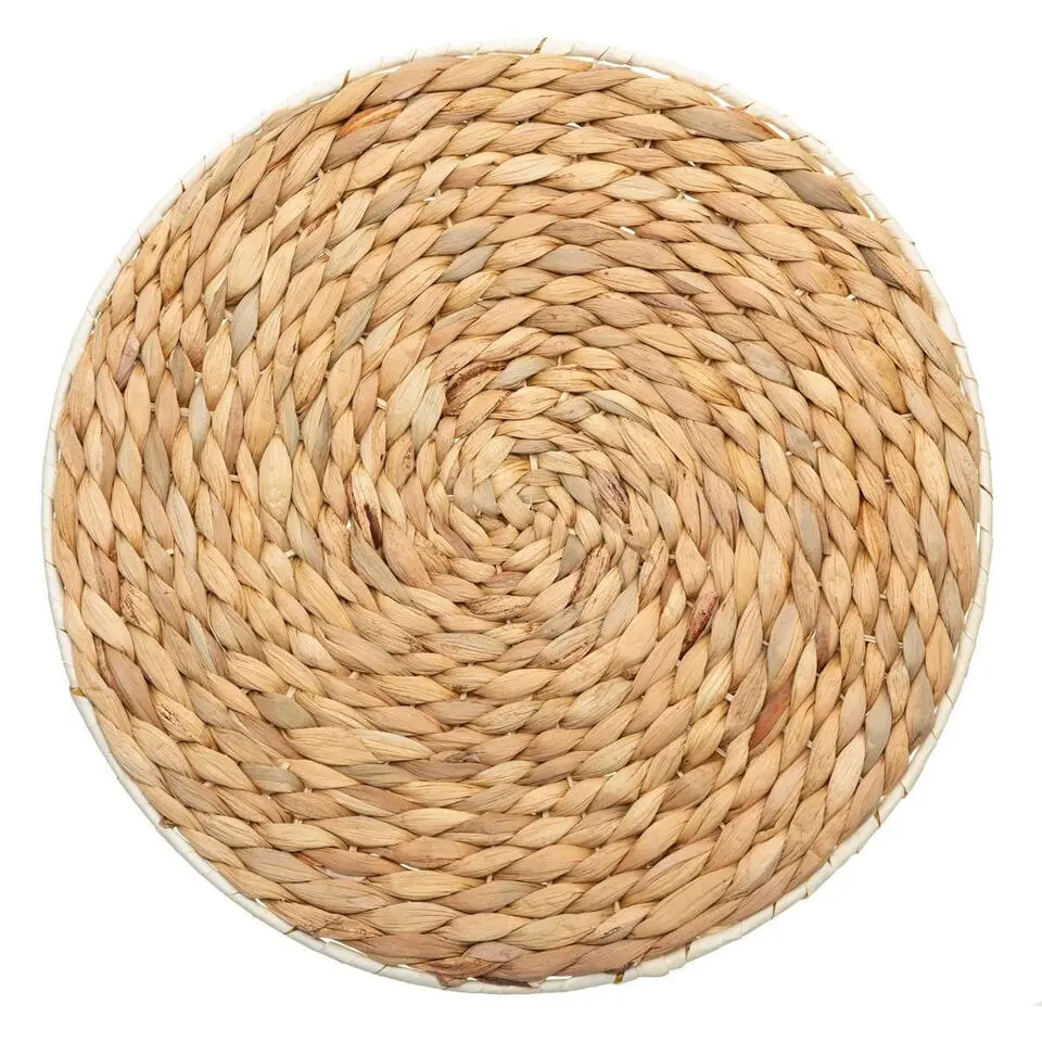 Secret de Gourmet Placemat - zeegras naturel - rond - 35 cm