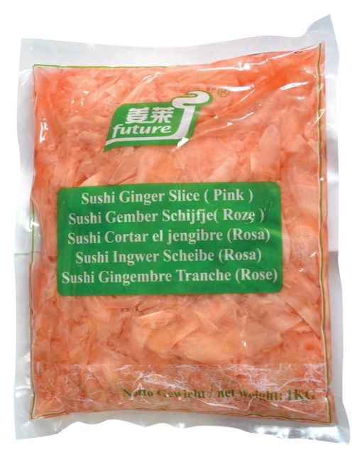 Future Gepekelde Sushi Gember Schijfjes Roze 1kg