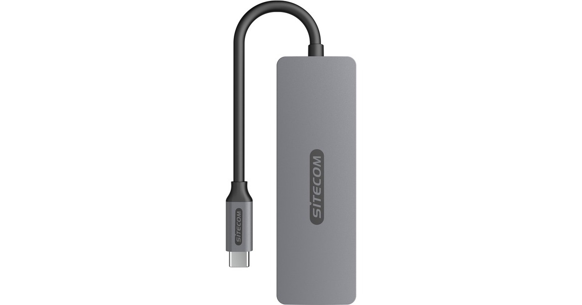 Sitecom5-in-1 USB-C Multiport dockingstation  (Grijs)