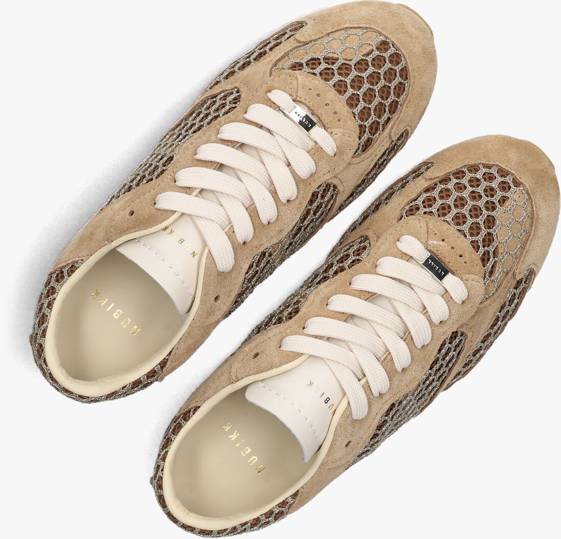 beige nubikk lage sneakers riley morgan