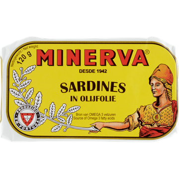 Minerva Sardines in Olijfolie 120 g