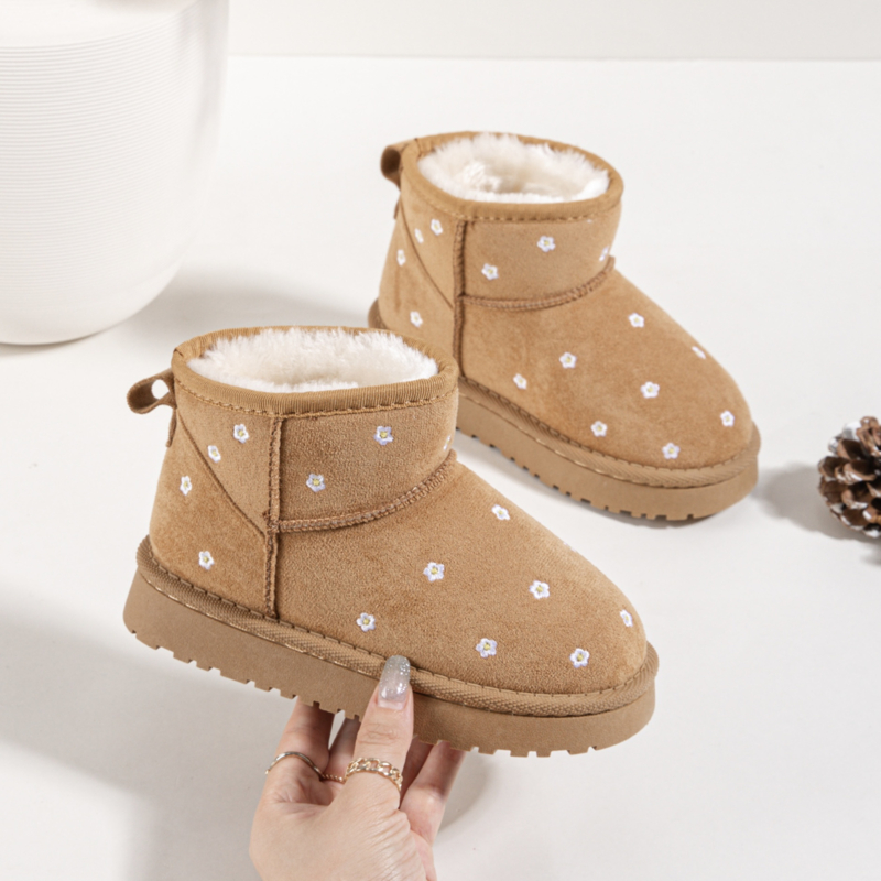 Sweet daisy winter boots - camel