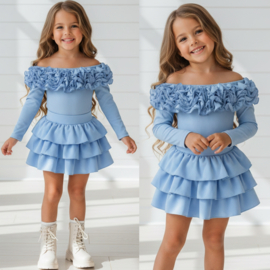 Diva Ruffle Shoulder Body (5 kleuren)