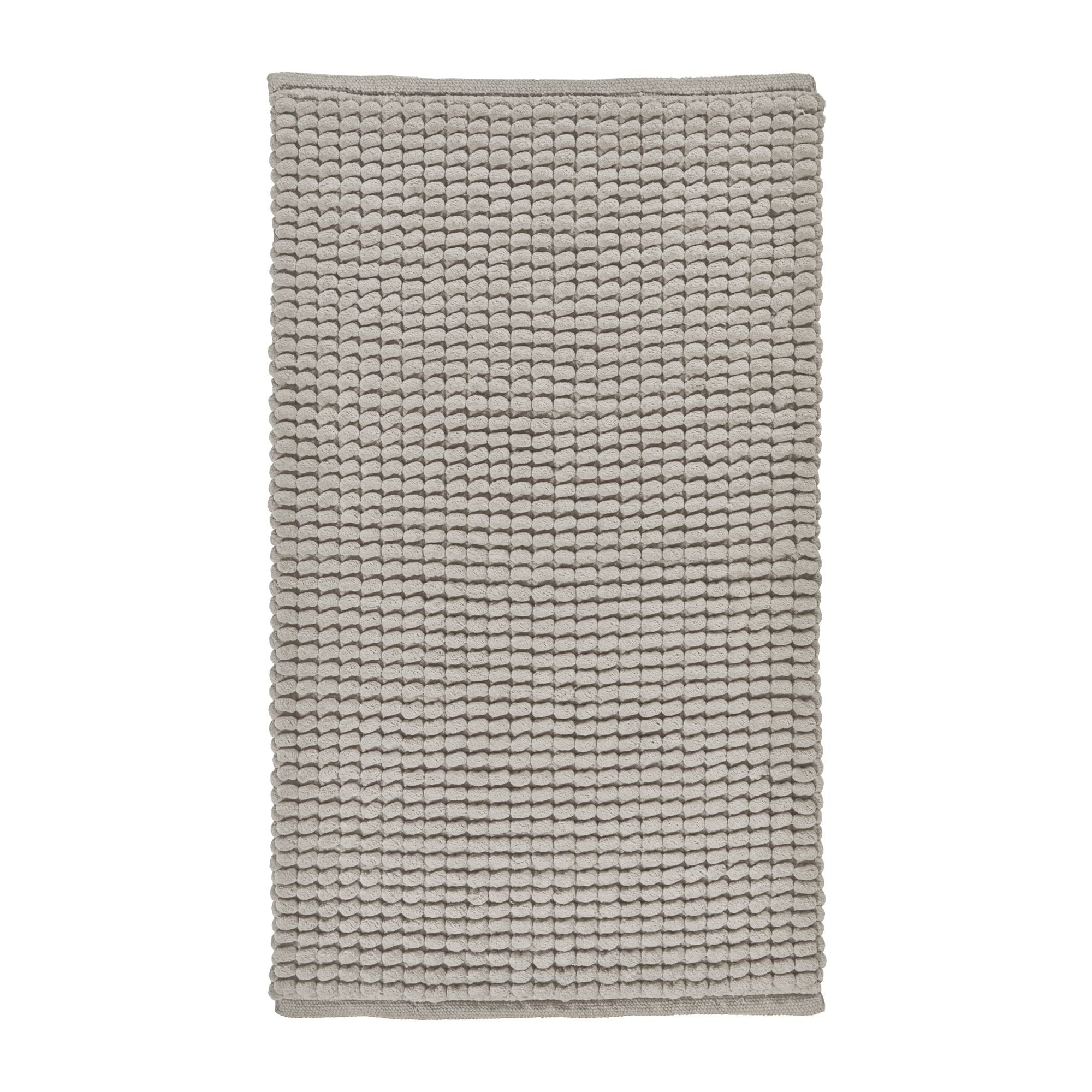 Axel Badmat Truffle | 60 x 100 cm | Grijs | Beige | Katoen | Polyester