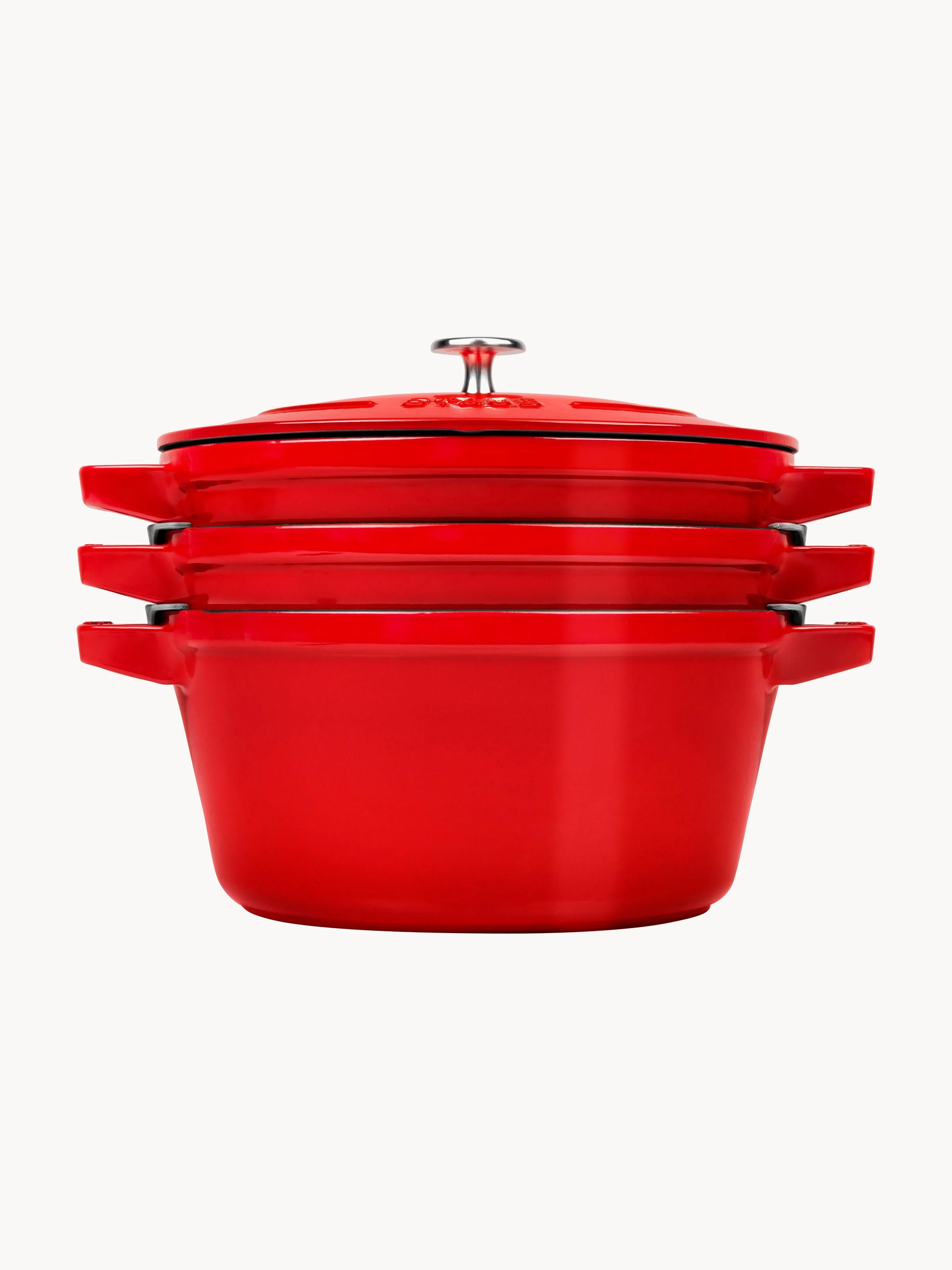 Kookpotten La Cocotte uit gietijzer, 3-delig