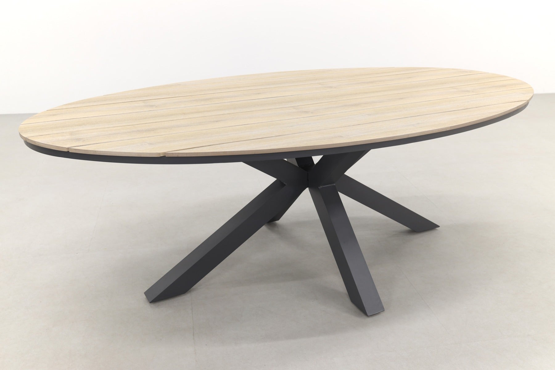 Garden Impressions Jasmine Natural|Edison 220x115 cm. - ovale tuinset
