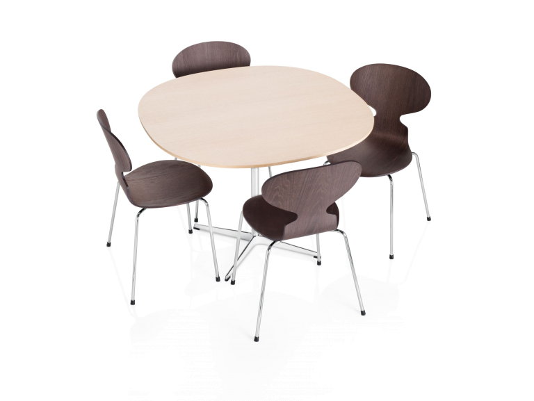 Fritz Hansen A623 tafel wit laminaat 90