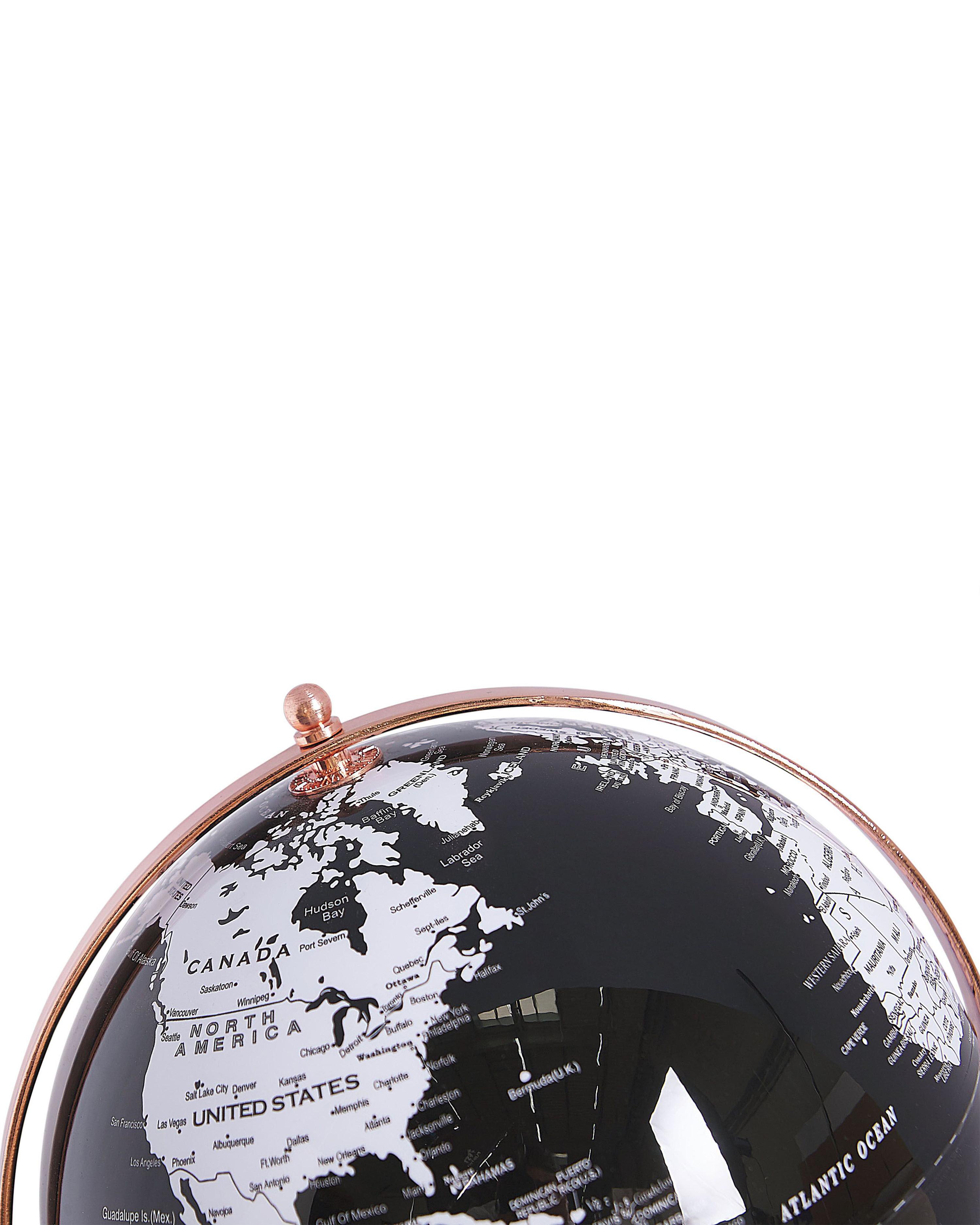 Wereldbol CABOT Zwart 28 cm
