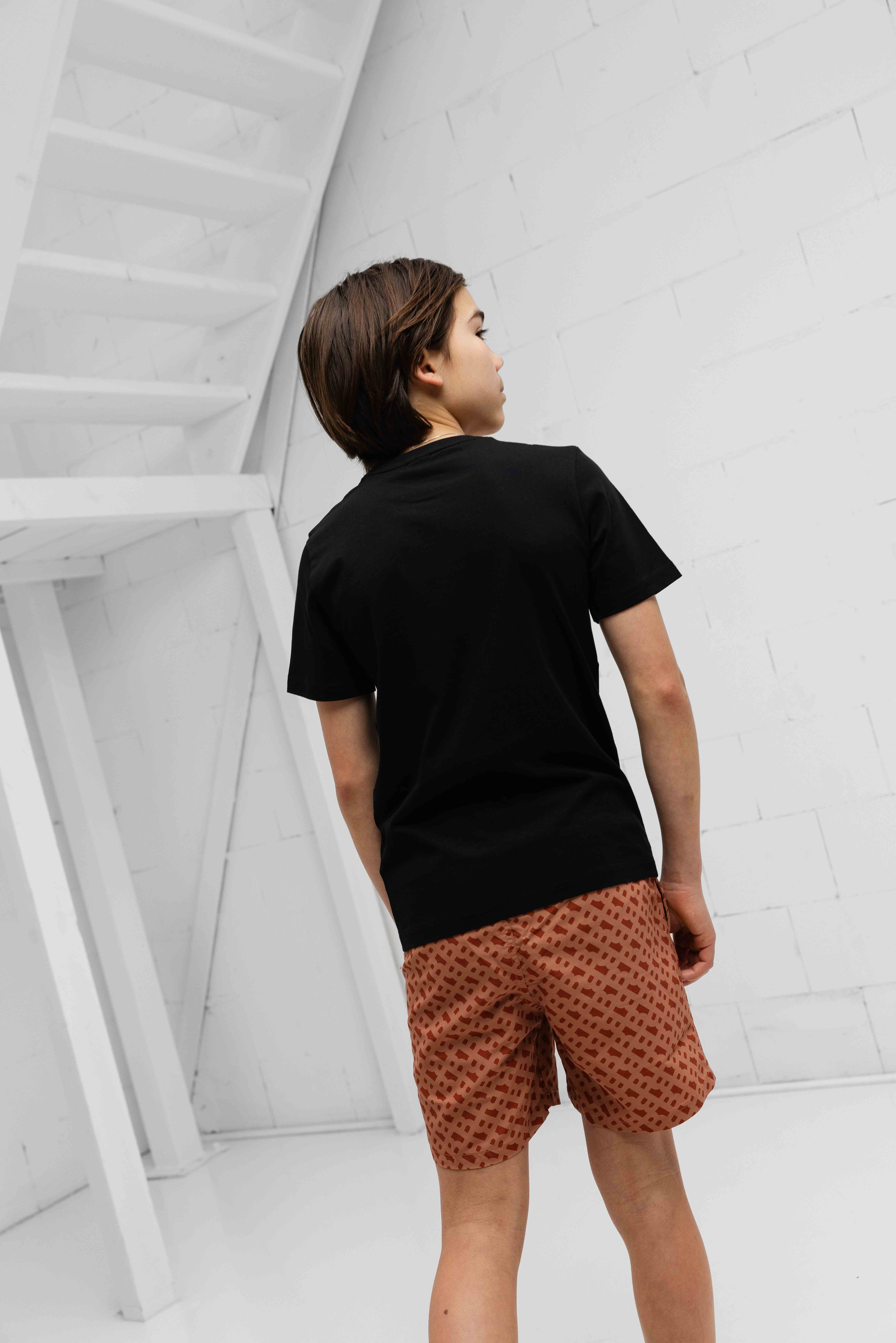 Hugo Boss 3D Logo T-Shirt Kids Zwart