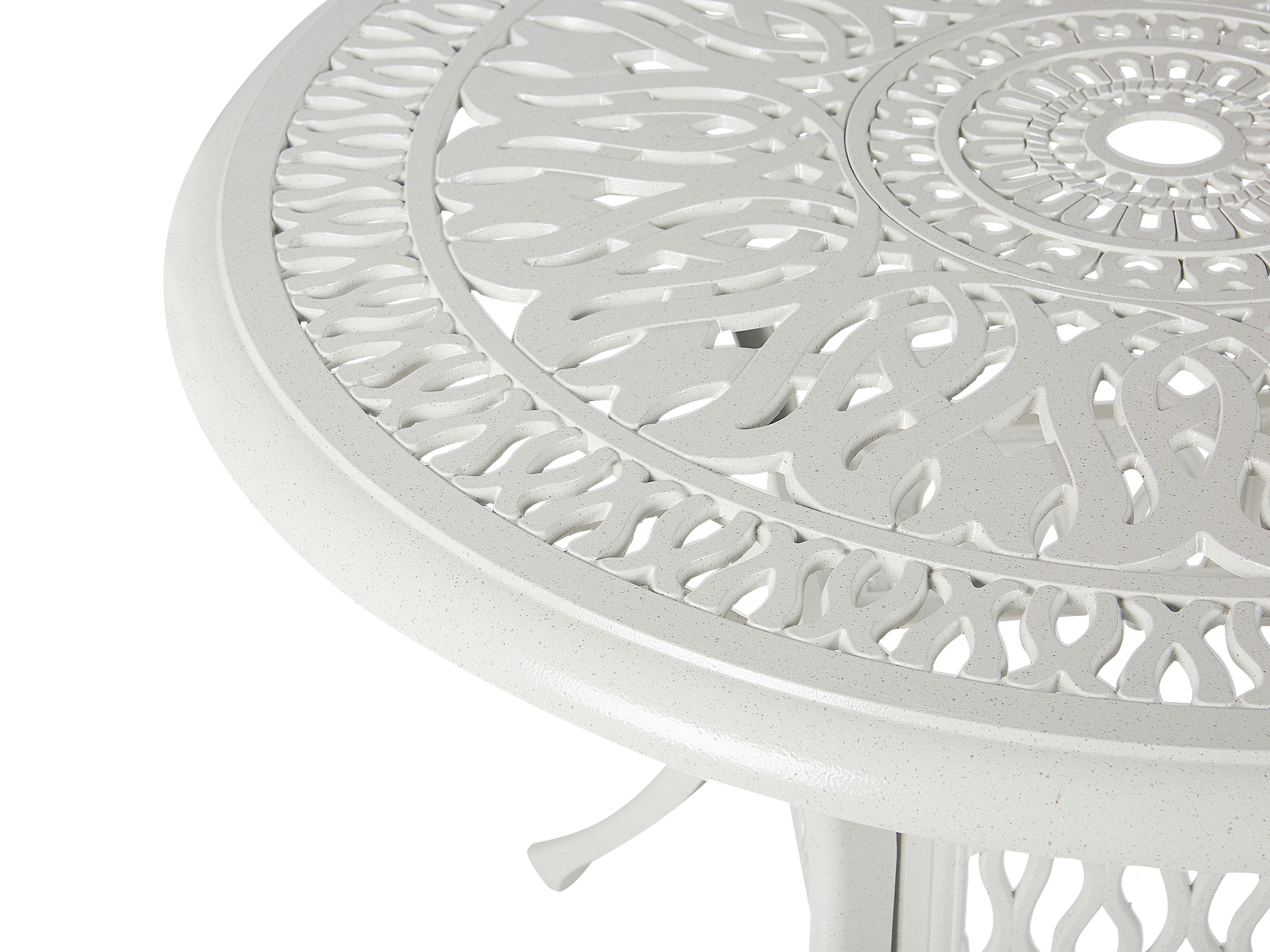 Tuinset 4-zits ANCONA met kussens Metaal Gebroken wit