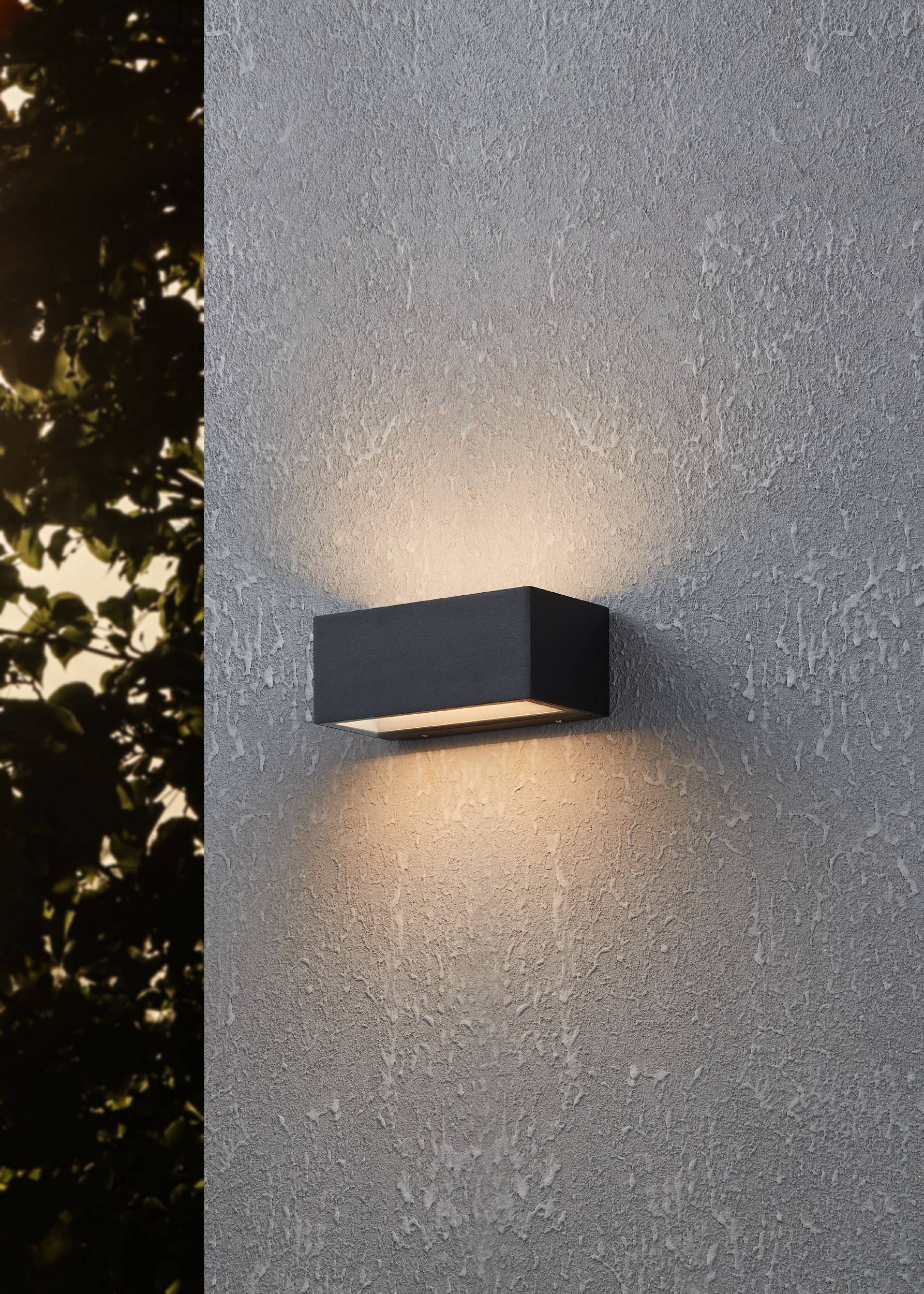 EGLO Spongano Wandlamp - buitenverlichting - LED - Zwart