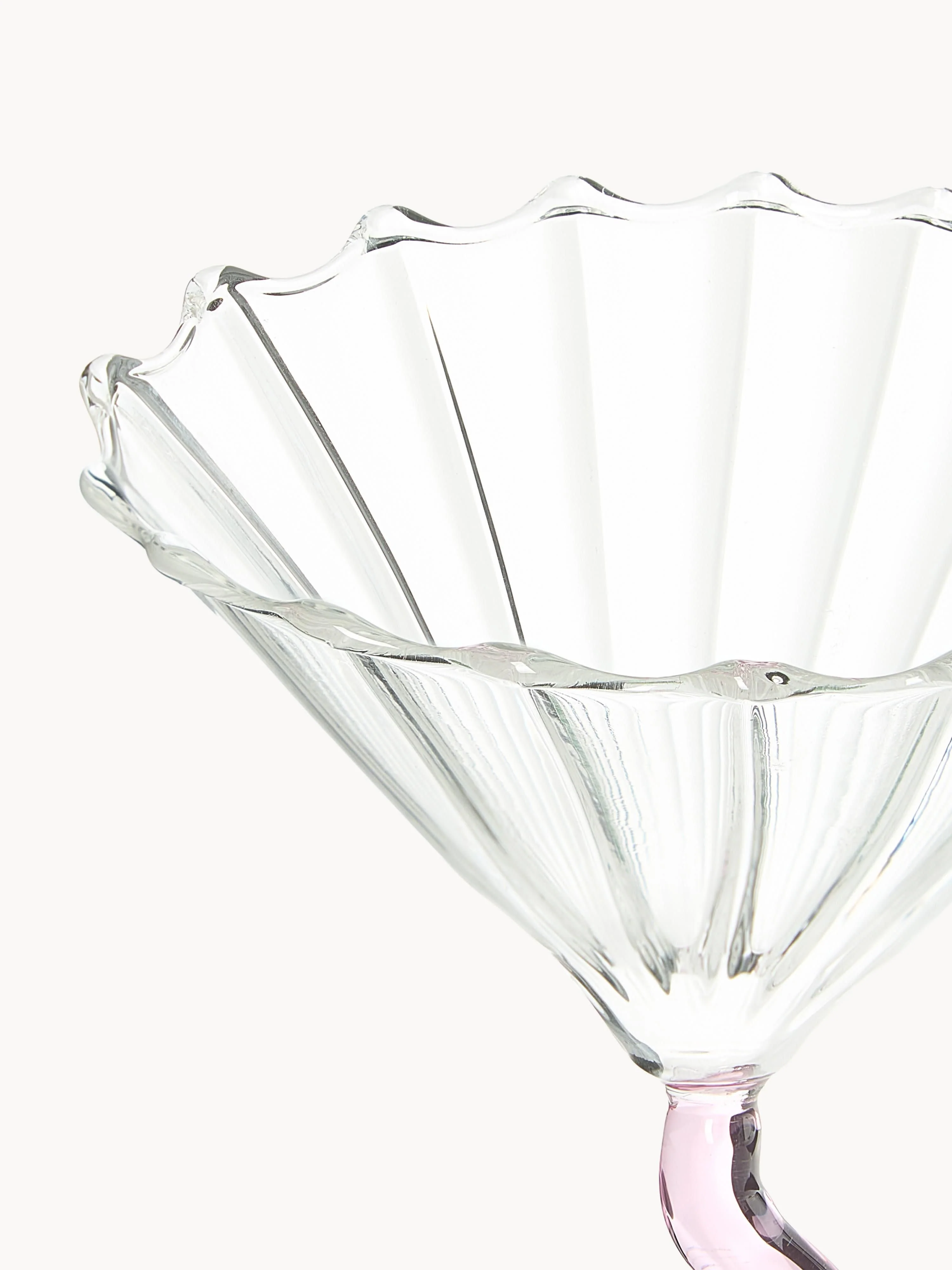 Cocktailglazen Curve van borosilicaatglas, 2 stuks