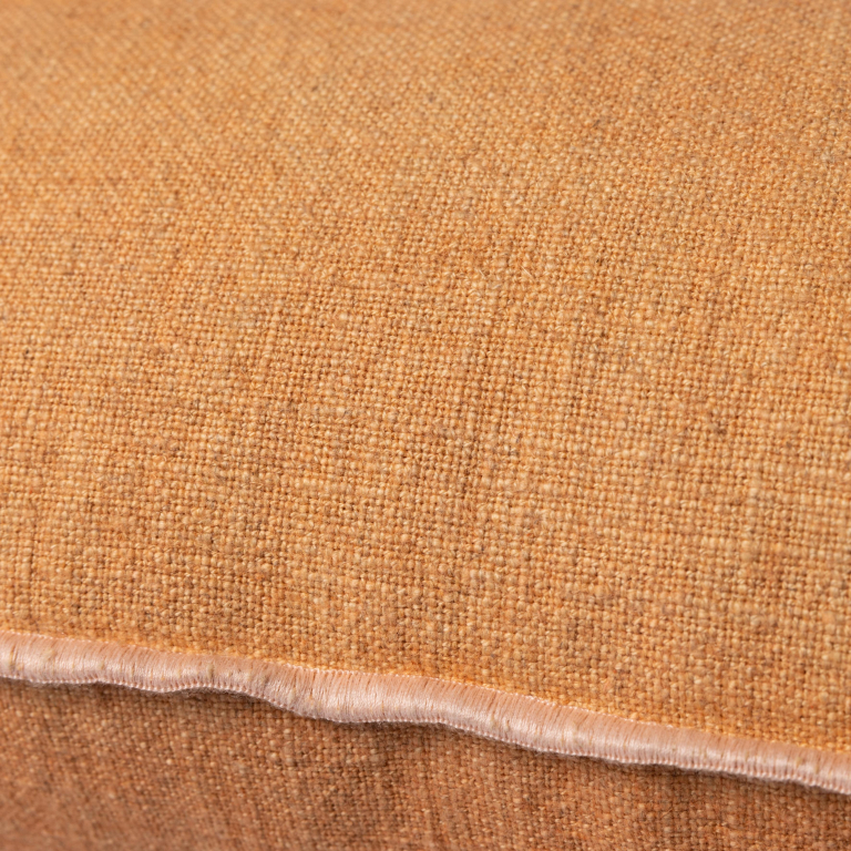 HKliving Linen Cotton kussen 60x35 ginger