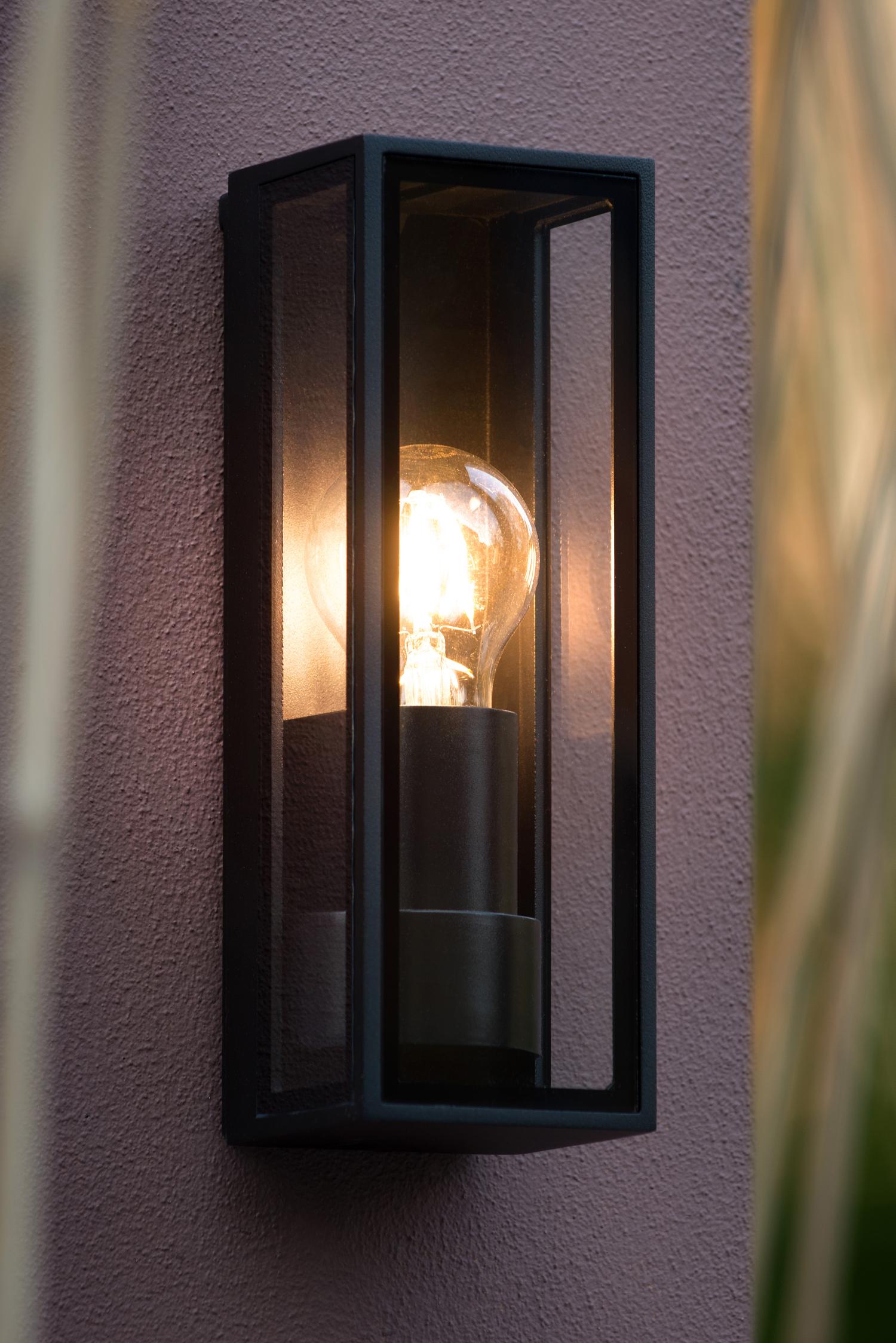 Lucide DUKAN Wandlamp - Zwart