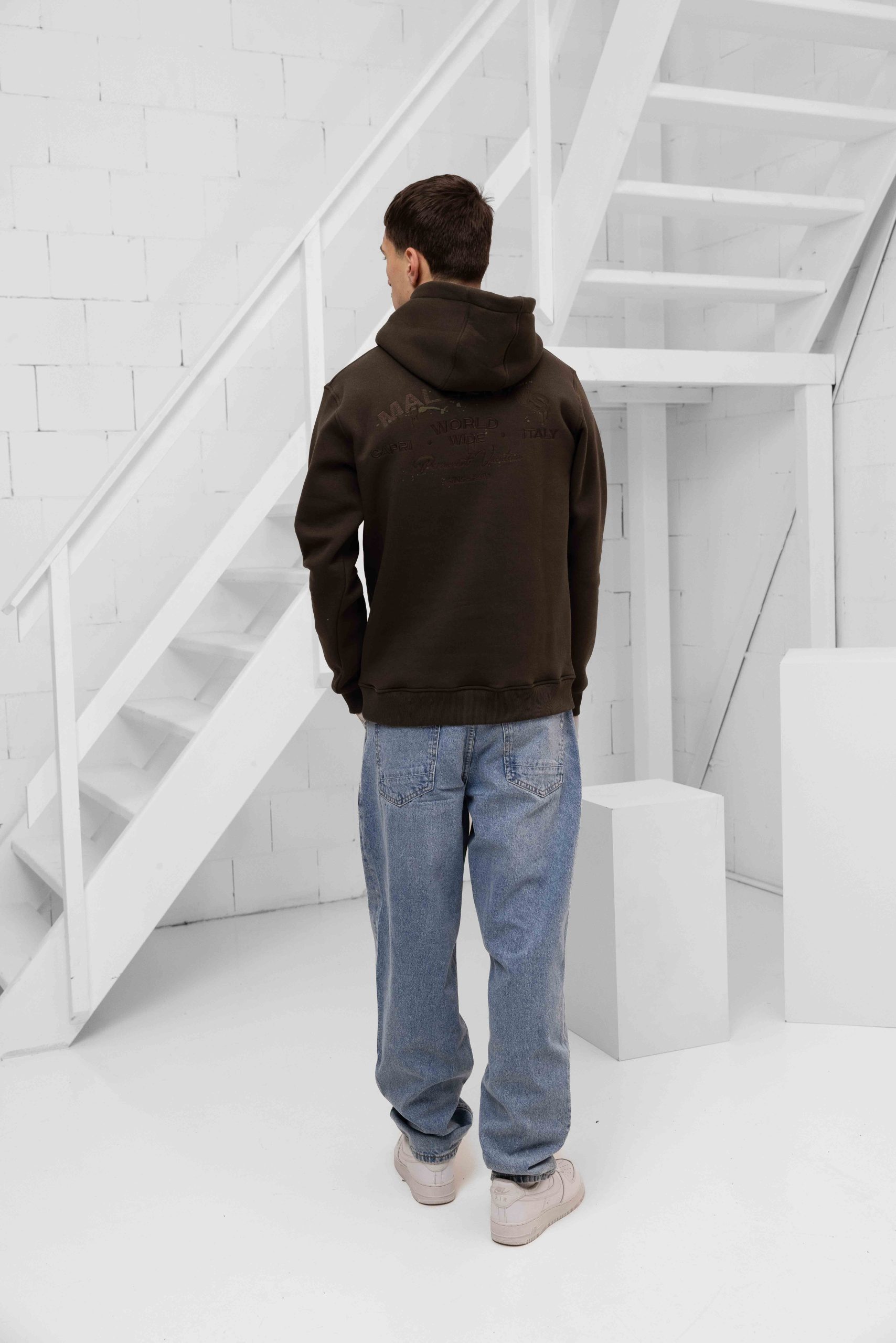 Malelions Permanent Vacation Hoodie Heren Donkergroen