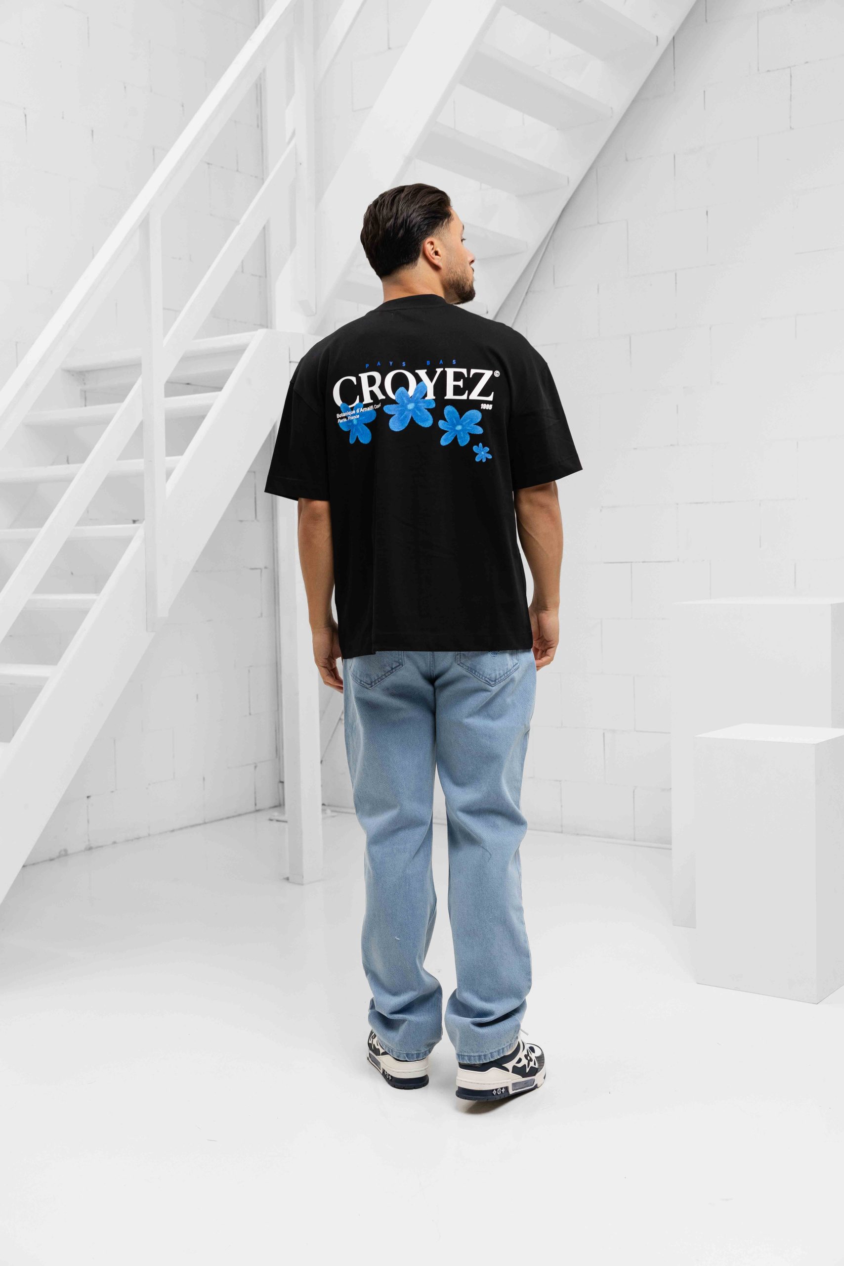 Croyez Botanique T-Shirt Heren Zwart