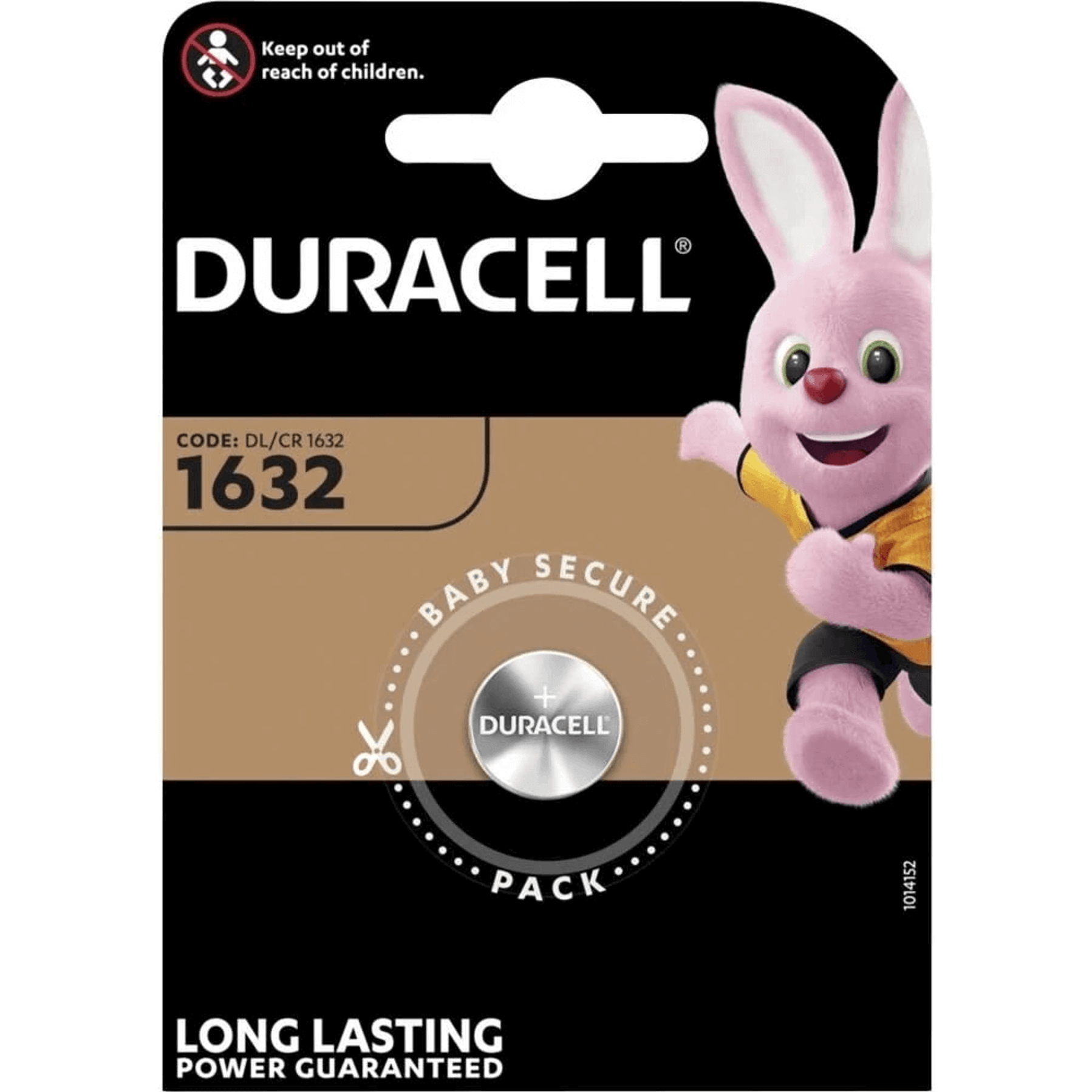 Duracell CR1632 3V Knoopcelbatterij