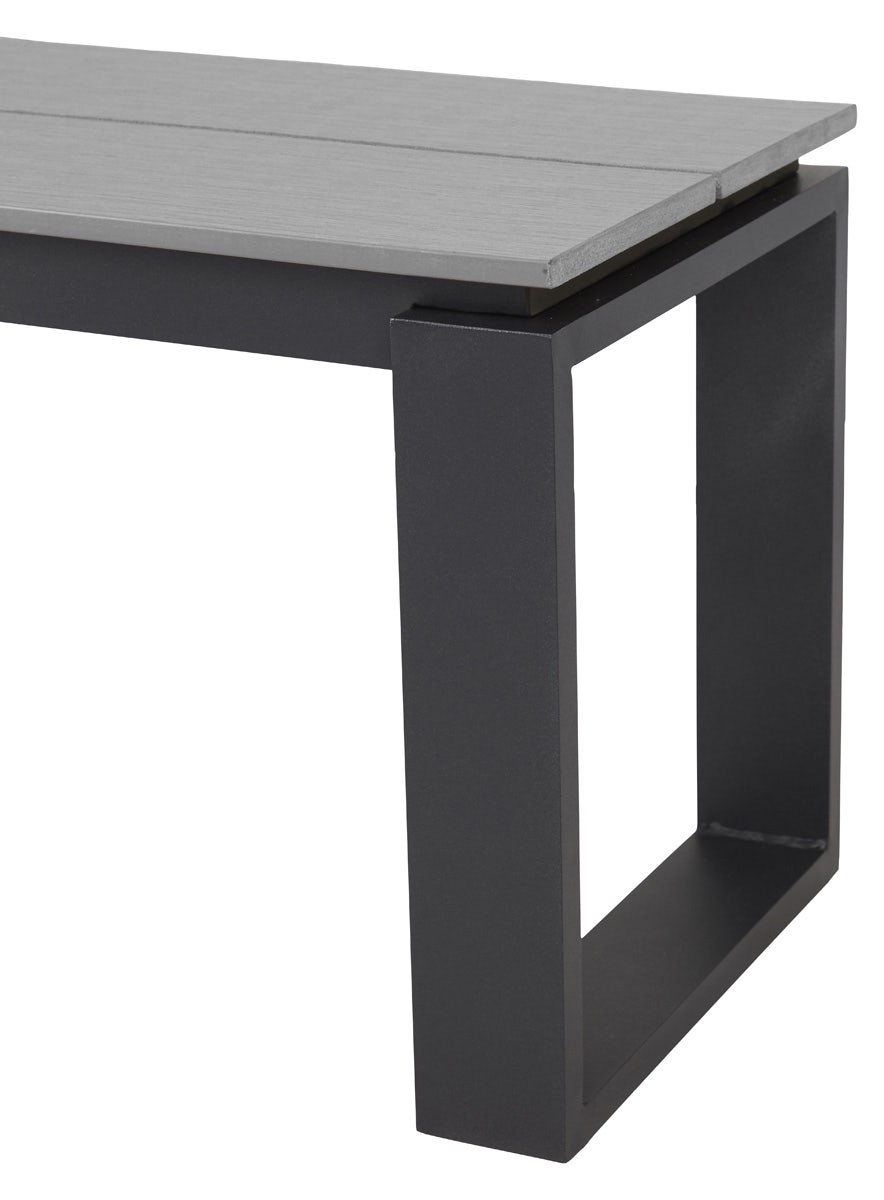 Lisomme Abel tuinbank grijs - 180 x 43 cm