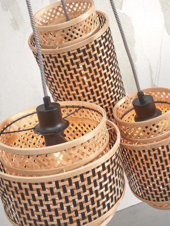 Good&Mojo Bhutan 3 cluster hanglamp