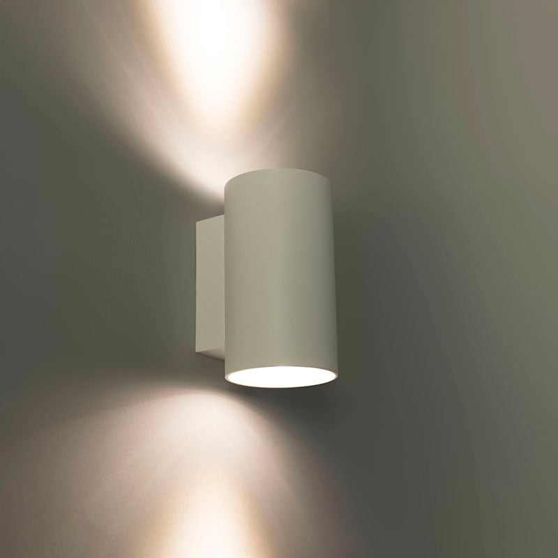QAZQA Moderne wandlamp wit rond 2-lichts - Sandy