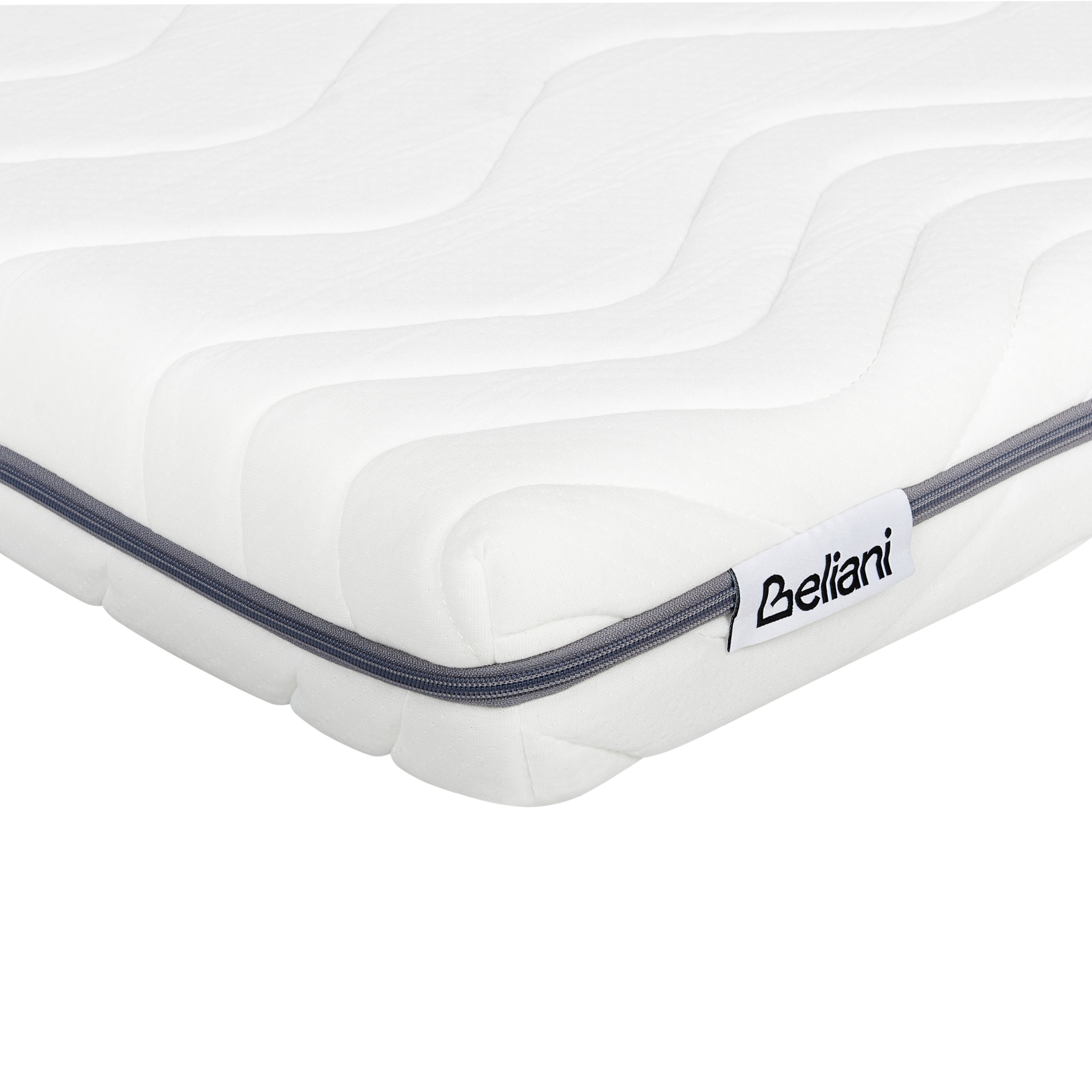Beliani - PETITE - Schuimmatras - Wit - 80 x 200 cm - Polyester