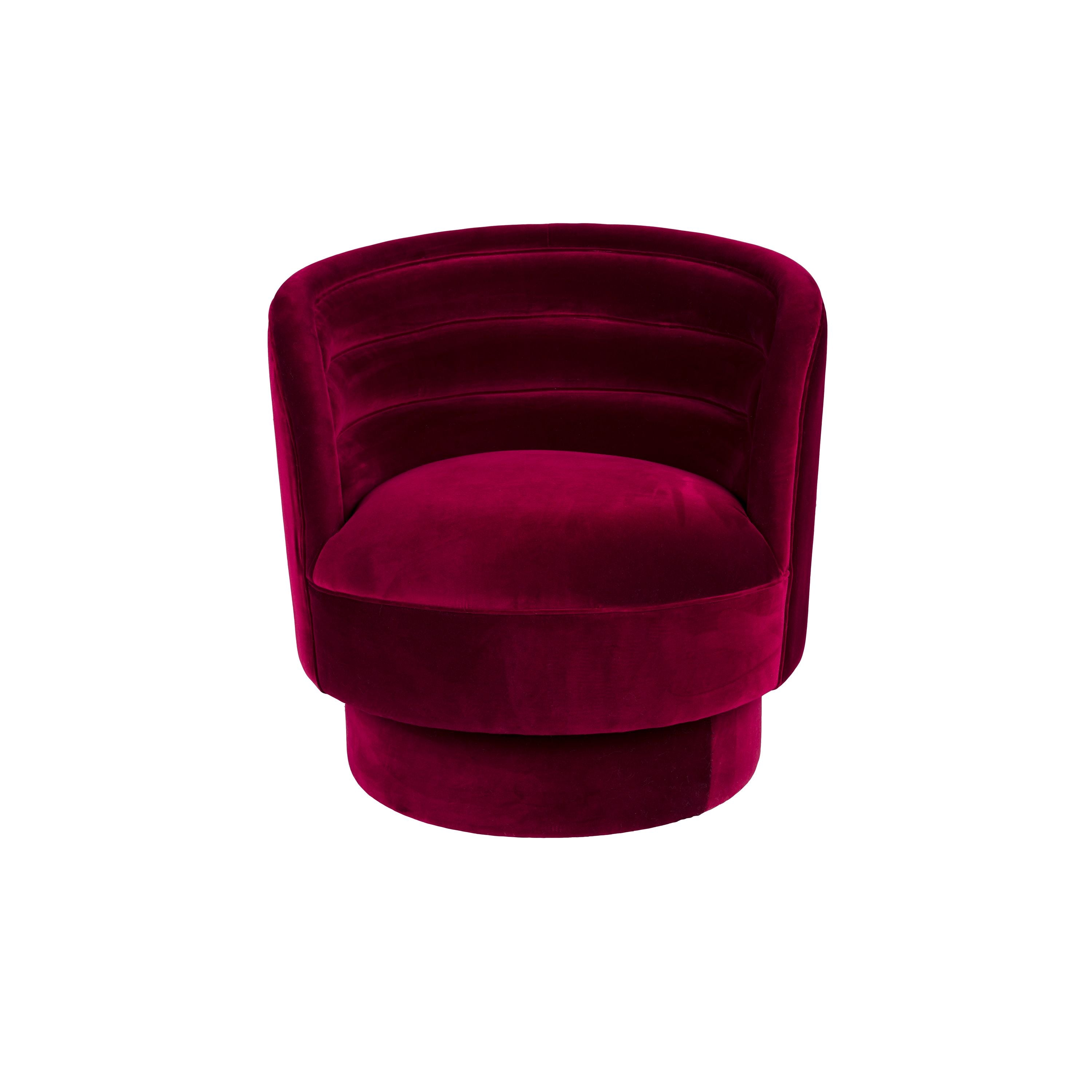 Dutchbone Dorothy Fauteuil Velvet Rood