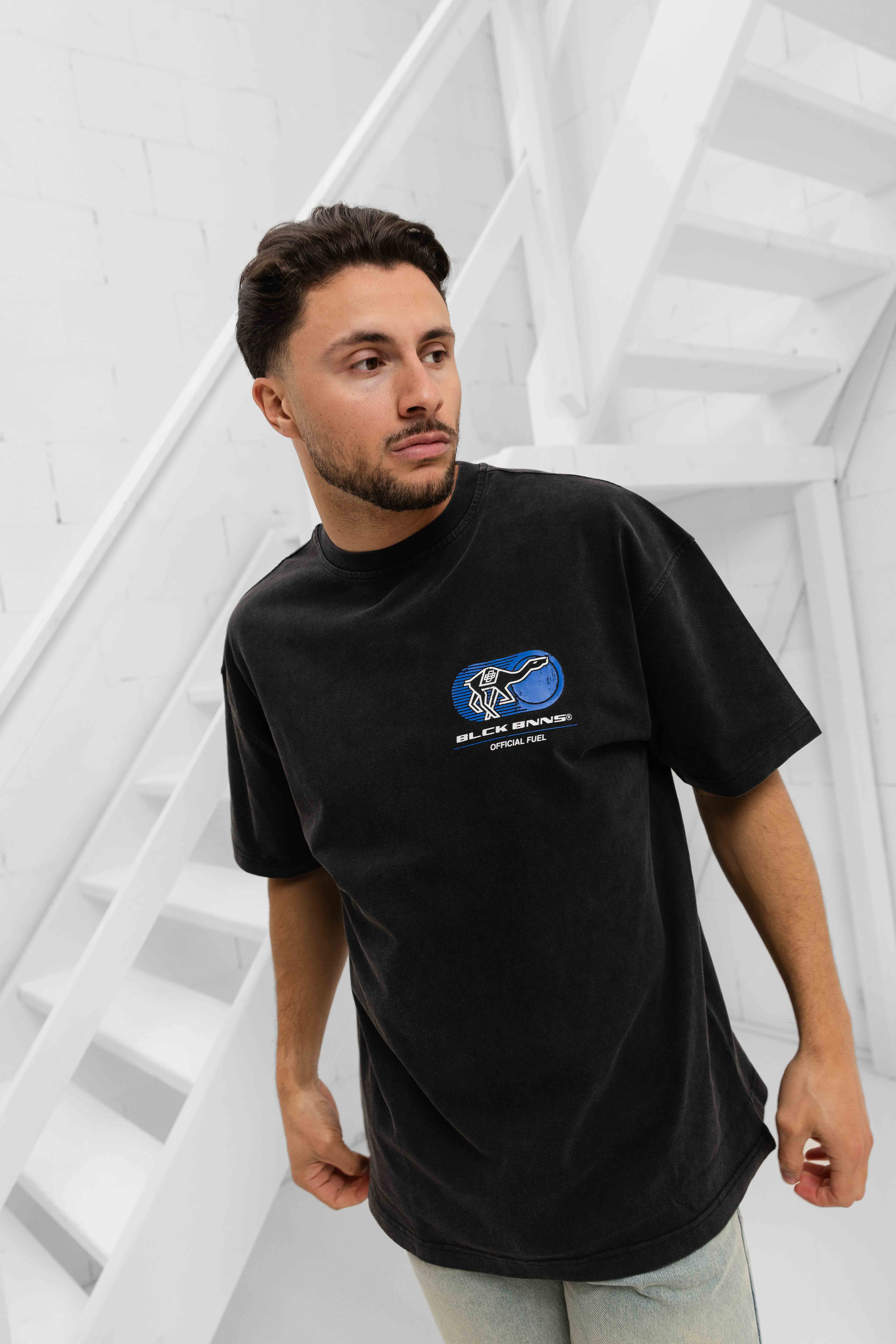 Black Bananas Desert Race T-Shirt Heren Zwart