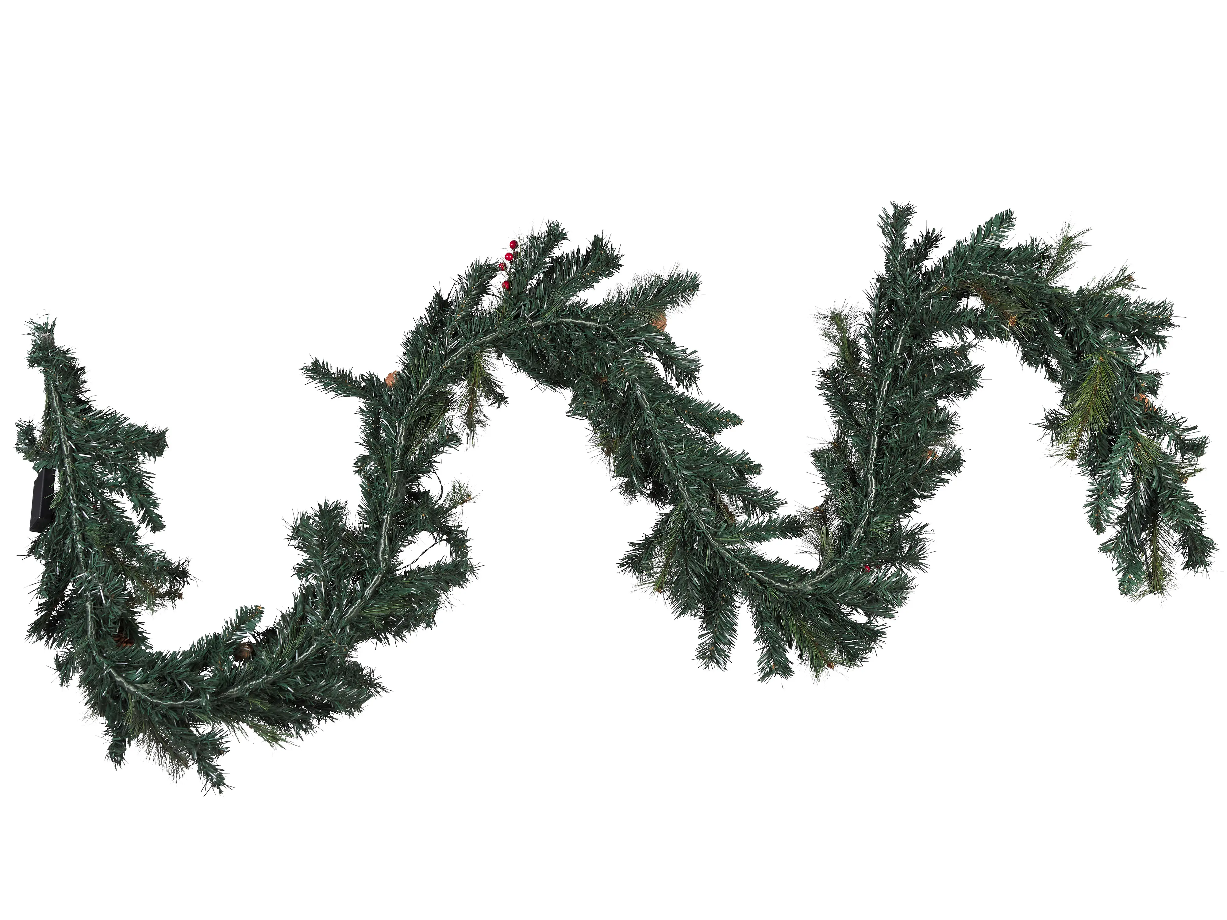 Kerstguirlande LED TENALA 270 cm Groen