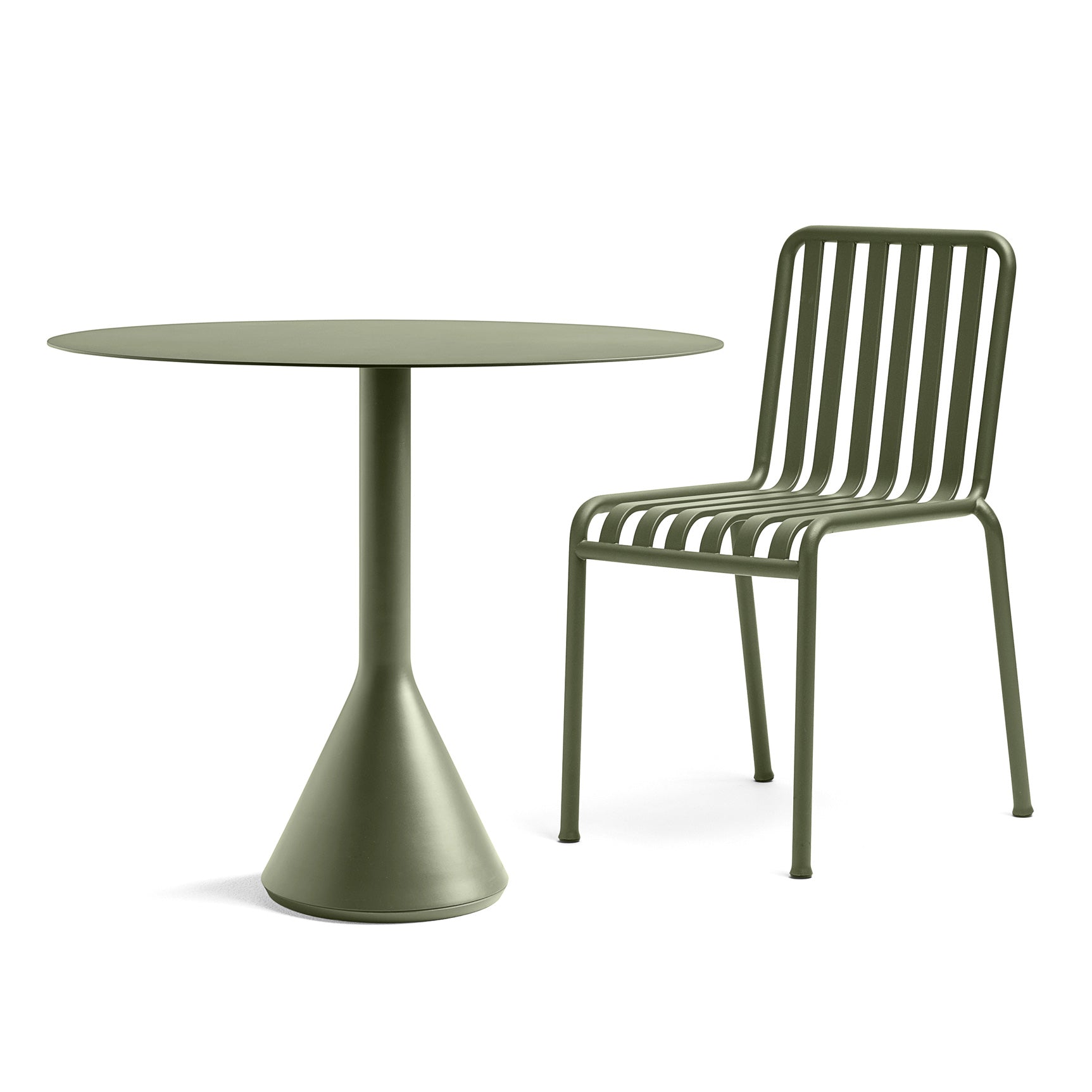 HAY Palissade Cone Tafel Ã 90 cm - Olijfgroen