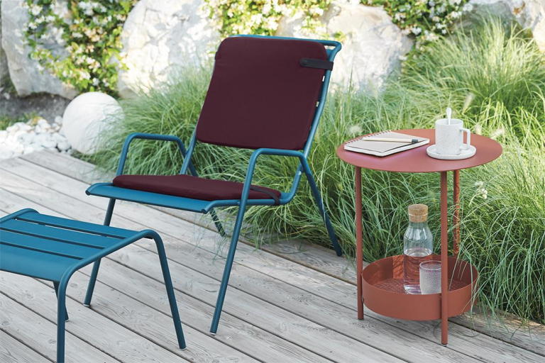 Fermob Color mix Duo zitkussen 41x45 voor fauteuils Twine