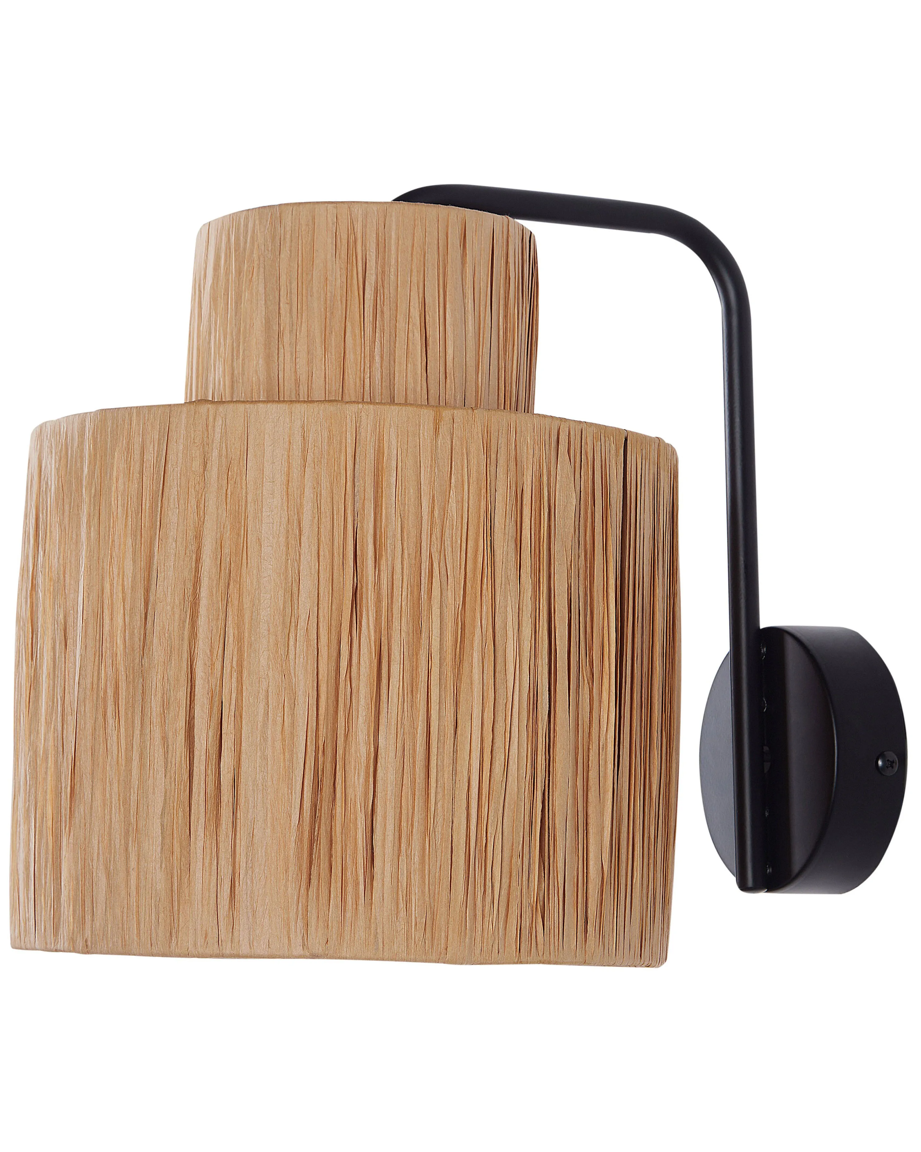 Set van 2 wandlampen SHINFA Wicker Natuurlijk