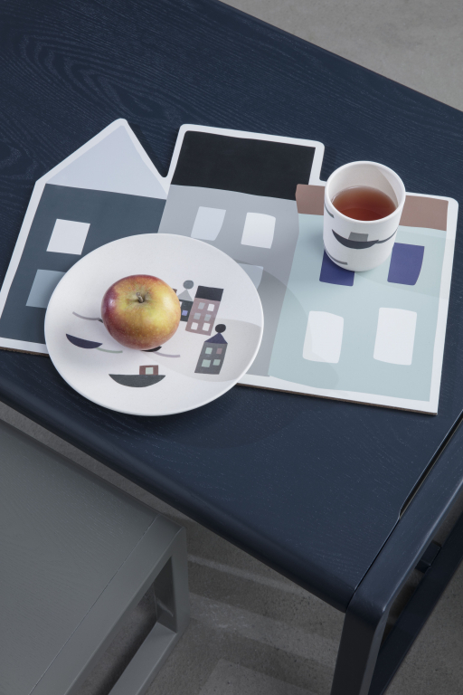 Ferm Living Little Architect kinderstoel donkerblauw