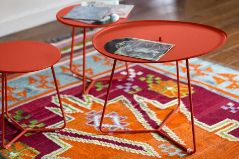 Fermob Cocotte bijzettafel small Cotton White