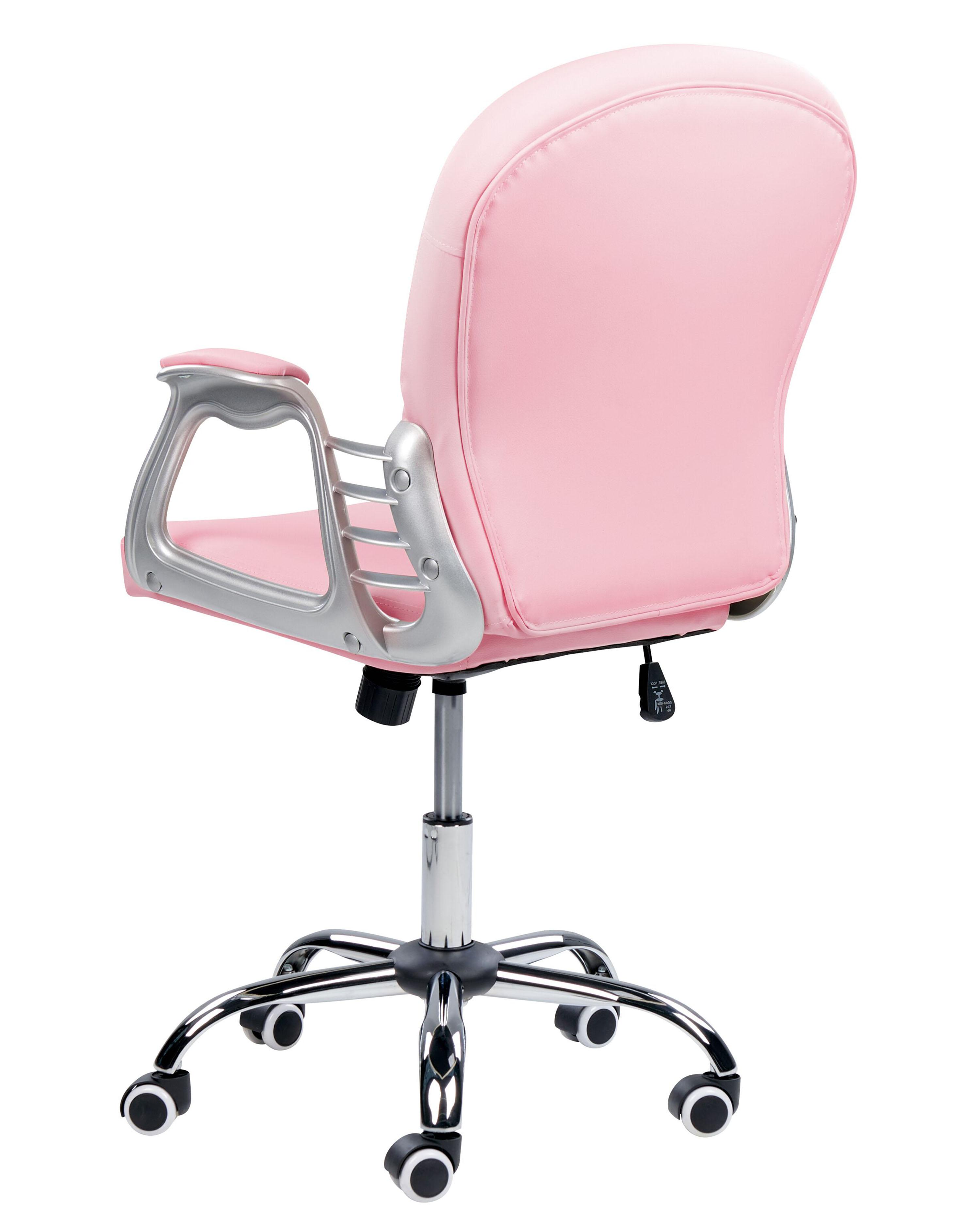 Bureaustoel PRINCESS Kunstleer Roze